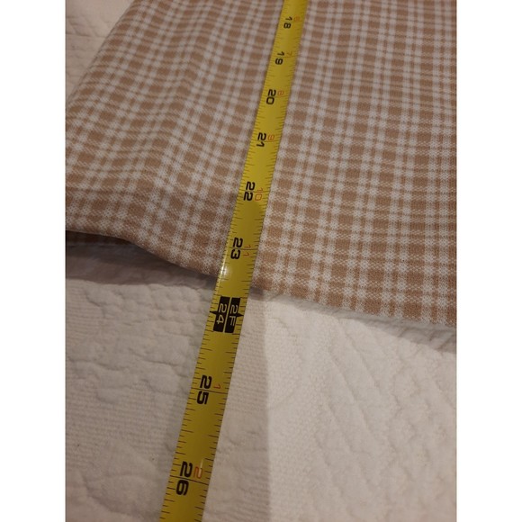 Vintage Jennifer Gee Pant Suit Brown Plaid, 1960's, 70's Double Knit Fabric - Picture 9 of 15